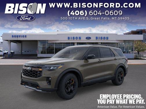 Marsh Gray 2026 Ford Explorer Tremor