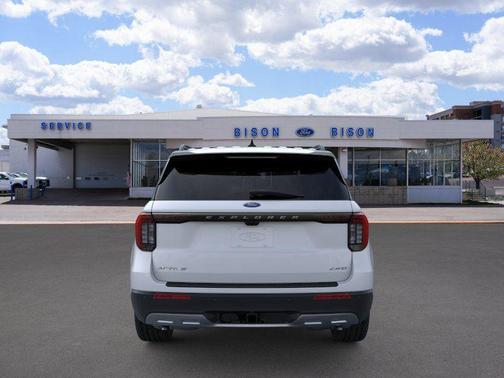 SPACE WHITE METALLIC 2026 Ford Explorer Active