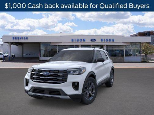 SPACE WHITE METALLIC 2026 Ford Explorer Active