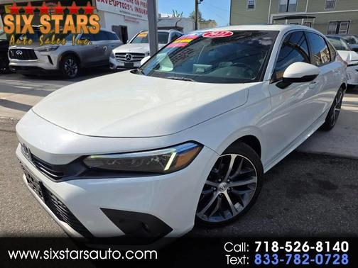 White 2022 Honda Civic Touring