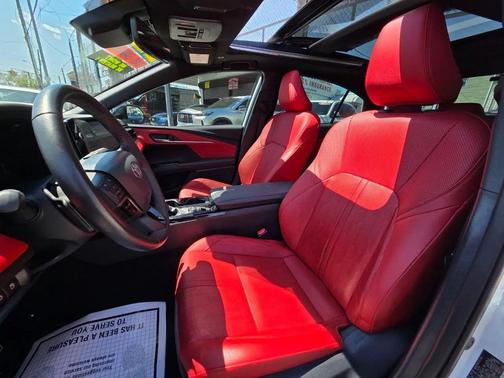 White 2025 Toyota Camry XLE