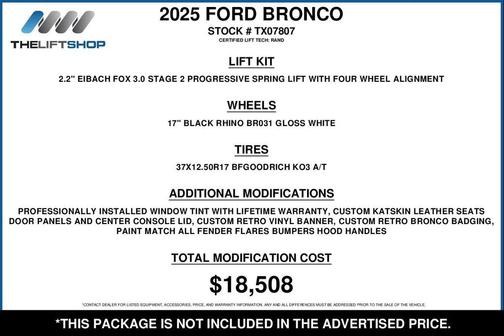 2025 Ford Bronco Heritage Edition