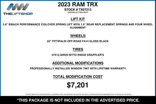 2023 RAM 1500 TRX