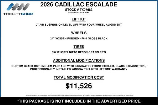 2026 Cadillac Escalade ESV V-Series