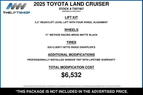 2025 Toyota Land Cruiser Base