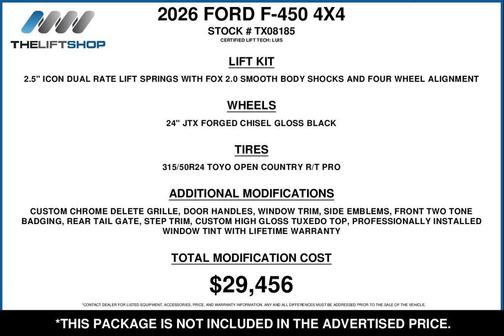 2026 Ford F-450 Platinum
