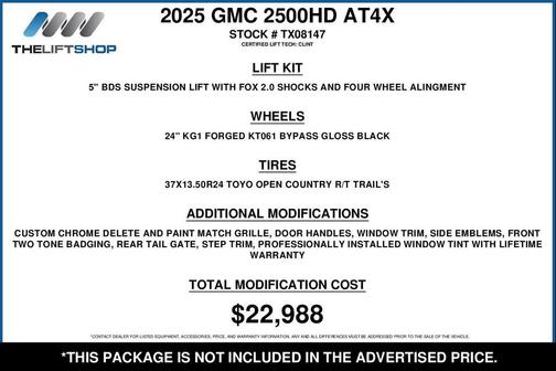 2025 GMC Sierra 2500 AT4X