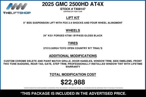 Sterling Metallic 2025 GMC Sierra 2500 AT4X