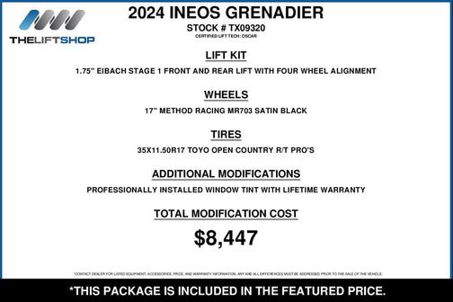 Tan 2024 INEOS Grenadier AWD