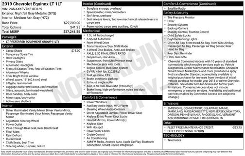 2019 Chevrolet Equinox 1LT