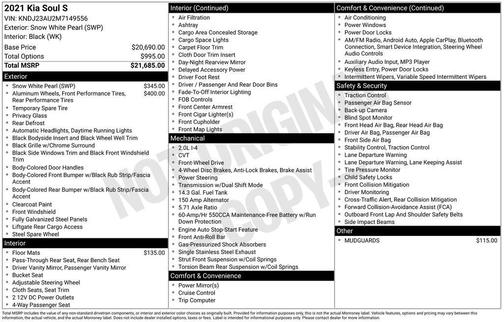 2021 Kia Soul S