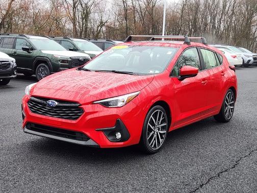 Pure Red 2024 Subaru Impreza Sport