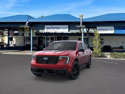Ruby Red Metallic Tinted Clearcoat 2026 Ford Maverick Lariat