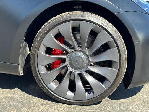 Solid Black 2021 Tesla Model 3 Performance