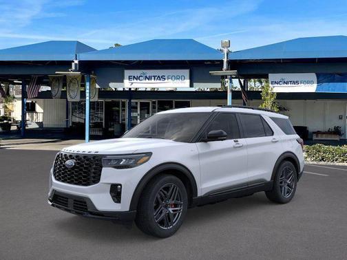 Space White Metallic 2026 Ford Explorer ST-Line