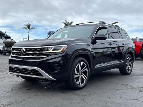 Deep Black Pearl 2021 Volkswagen Atlas 3.6L SEL Premium
