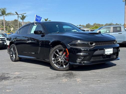 Pitch Black Clearcoat 2023 Dodge Charger GT