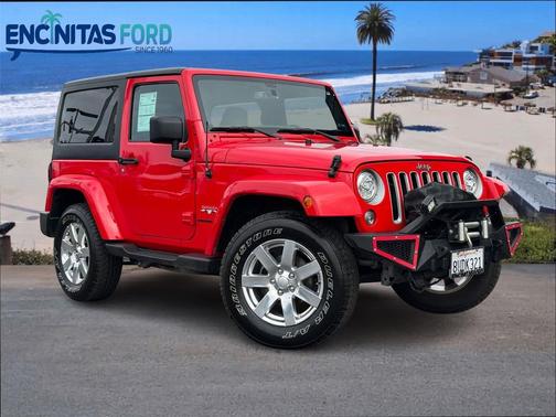Firecracker Red Clearcoat 2017 Jeep Wrangler Sahara