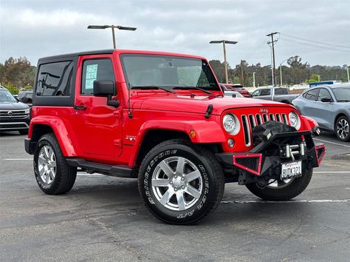 Firecracker Red Clearcoat 2017 Jeep Wrangler Sahara