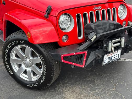 Firecracker Red Clearcoat 2017 Jeep Wrangler Sahara