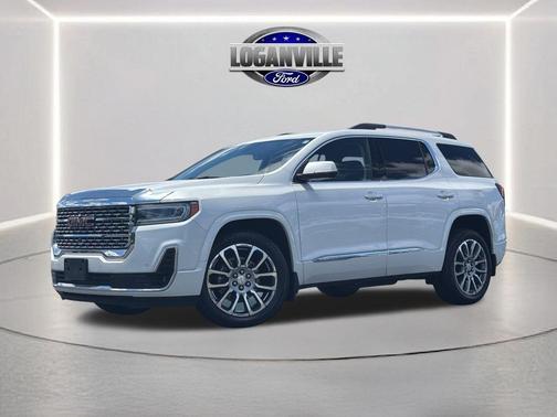 White Frost Tricoat 2023 GMC Acadia Denali