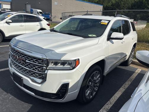 White Frost Tricoat 2023 GMC Acadia Denali