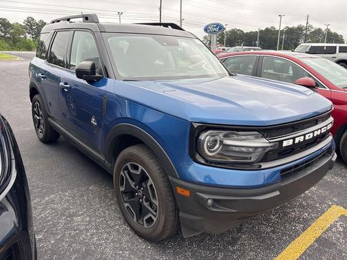 Atlas Blue Metallic 2024 Ford Bronco Sport Outer Banks