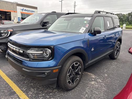 Atlas Blue Metallic 2024 Ford Bronco Sport Outer Banks