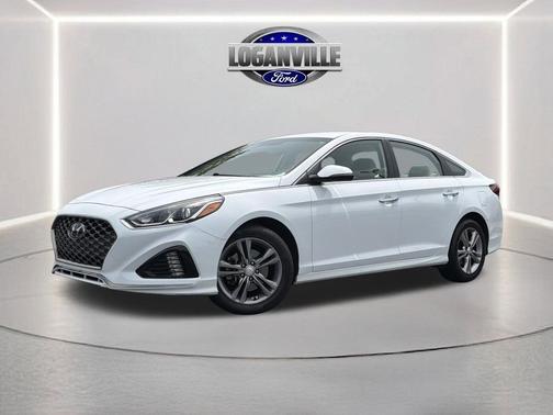 Quartz White Pearl 2019 Hyundai SONATA SEL