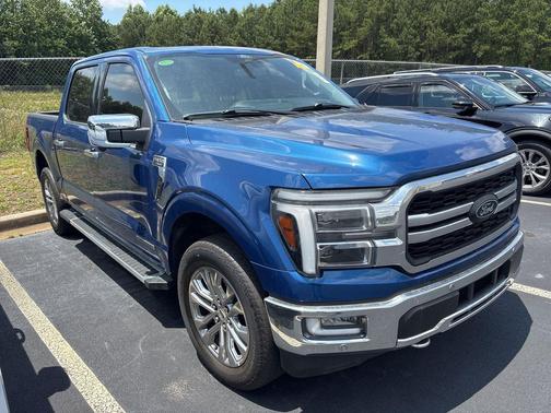 Blue Metallic 2024 Ford F-150 Lariat
