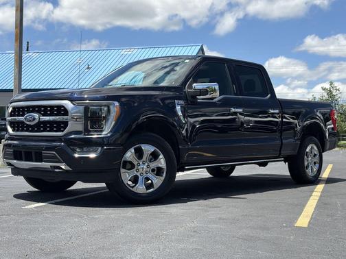 Blue Metallic 2021 Ford F-150 Platinum