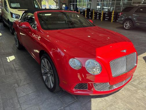 Red 2014 Bentley Continental GT Speed