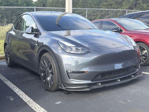 Gray 2021 Tesla Model Y Performance Dual Motor All-Wheel Drive