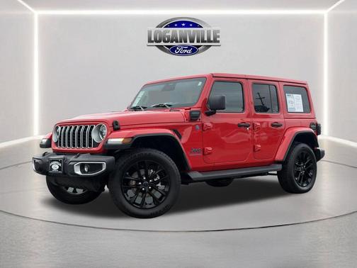 Firecracker Red Clearcoat 2025 Jeep Wrangler 4xe Sahara