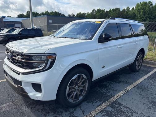 Star White Metallic Tri-Coat 2025 Ford Expedition Max King Ranch