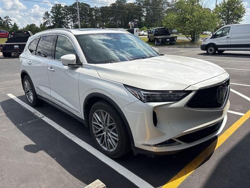 Platinum White Pearl 2024 Acura MDX Advance Package