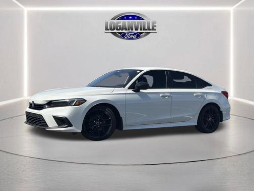 Platinum White Pearl 2023 Honda Civic Sport