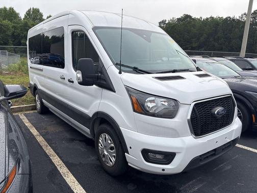 Oxford White 2024 Ford Transit-350 XLT