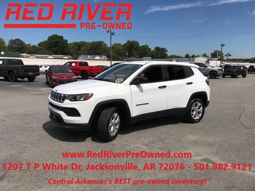 Bright White Clearcoat 2024 Jeep Compass Sport