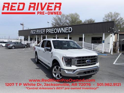 Star White Metallic Tri-Coat 2021 Ford F-150 Lariat