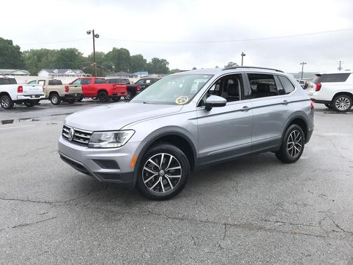 Pyrite Silver Metallic 2021 Volkswagen Tiguan 2.0T SE R-Line Black