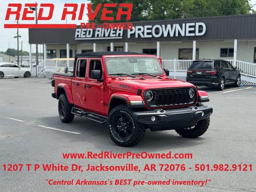 Firecracker Red Clearcoat 2024 Jeep Gladiator Willys