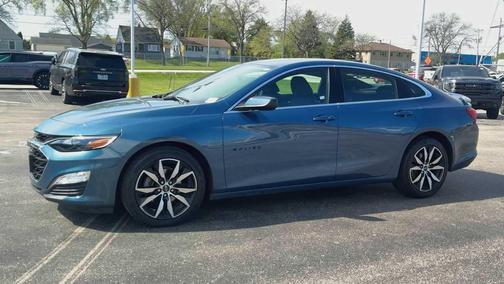 Lakeshore Blue Metallic 2024 Chevrolet Malibu FWD RS