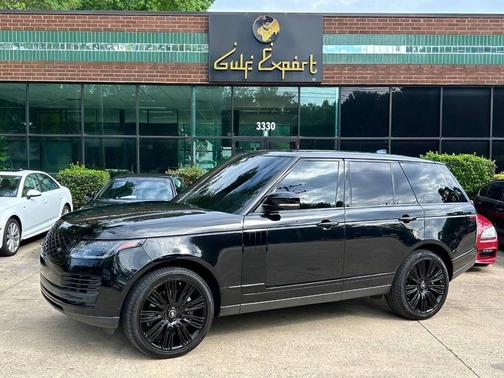 Santorini Black Metallic 2019 Land Rover Range Rover 3.0L V6 Supercharged HSE