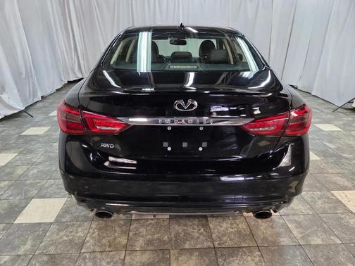 Black 2019 INFINITI Q50 3.0t LUXE