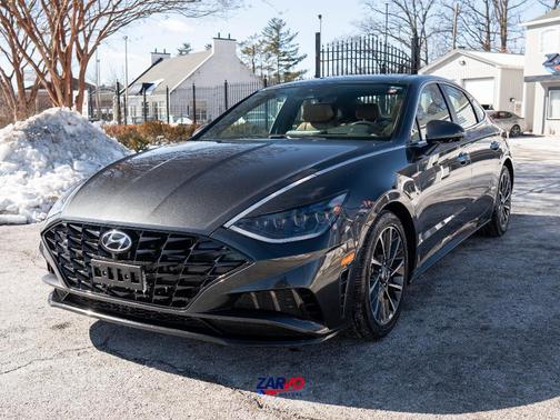 Gray 2021 Hyundai SONATA Limited