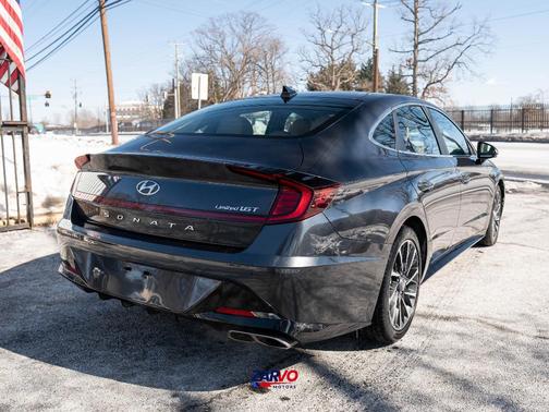 Gray 2021 Hyundai SONATA Limited
