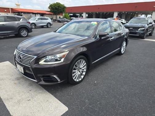 Brown 2015 Lexus LS 460