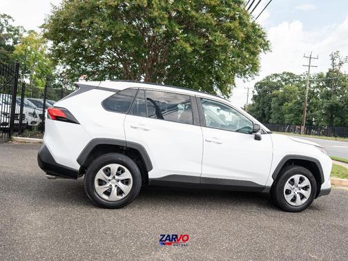White 2021 Toyota RAV4 LE