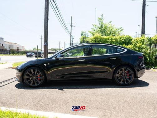 Black 2020 Tesla Model 3 Performance